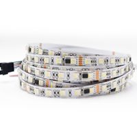 Tira de Luces LED Direccionables de PVC para Exteriores, IP67, USB, Epistar WS2811, DC12V, 5050 RGB, 5M, 144LED/M, a Todo Color
