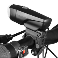 Lampu Depan Sepeda LED 1W Bahan ABS Tahan Air Set 3 Mode Senter Mini Lampu Belakang Sepeda LED Putih Merah Tenaga Baterai