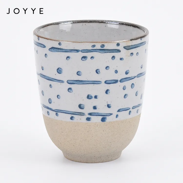 Обеденный набор Joyye, китайские Сияющие глазурованные фарфоровые чашки для чая, керамические чашки ручной росписи, кофейные, чайные чашки, набор для штамповки