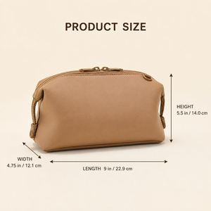 Sac de maquillage extensible imperméable à fermeture éclair pour femmes, nouvelle arrivée 2026, pochette portable grande capacité pour ranger les pinceaux de maquillage - Product Image 3