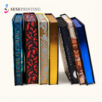 Édition collector : Impression de livres reliés avec bords pulvérisés, jaquette et étui de protection, personnalisation OEM