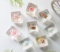 Nieuwe goedkope cartoon gekleurde TPR stressverlichtende dieren fruit gemengde ijsblokjes squishy speelgoed, kleine rekbaar stressverlichtend speelgoed voor kinderen