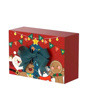 New Arrive High Quality Wholesale Christmas gift box Paper Gift Box Cookies Chocolate Cloth Packaging Box