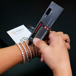 Pulsera de Cadena Estilo Tenis Clásica y Moderna de 2-6mm, Chapada en Rodio, Plata 925, con Diamantes Moissanita Certificados GRA, Joyería Fina - Product Image 1