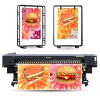 Impresora solvente ecológica de gran formato para uso en exteriores, máquina de impresión de papel fotográfico, carteles flexibles, 3,2 m/10 pies, suministro directo de fábrica