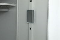 Casier moderne en métal Armoire pour meubles en acier Casier multi-sacs Boîte de sécurité 3 portes Coffre-fort de rangement Casier en acier pour le bureau