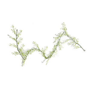 Vignes artificielles fuchsia 200 cm+ blanches, décoration intérieure, plante en plastique haute simulation, verdure murale suspendue au plafond - Product Image 5
