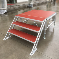 Scène modulaire portable en aluminium, imperméable, pour événements en plein air, concerts, spectacles, plateforme d'exposition