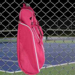 Free Sample Luxury Water Resistant Quilted Tennis Bag Tennis Sling Crossbody <b>Backpack</b> For Pickleball Tennis Badminton - Product Image 1
