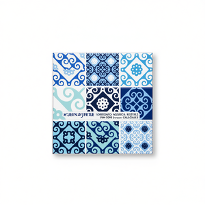 Sottopentola Excelsa in Ceramica Maiolica Blu 16x16 Cm, Accessorio Decorativo per Cucina - Product Image 3