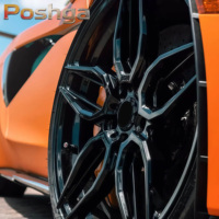 Jantes forgées noires 18 19 20 pouces pour voitures particulières 5x114.3 5x112 Jantes de voiture pour BMW Camaro SRT C8 RS3 RS4 RS5 RS6 Civic HRV CRV