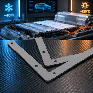 Hochtemperaturbeständige Silikonkautschuk-Schaumstoffplatten, Matten und Polster für Isoliermaterialien und -elemente - Product Image 1