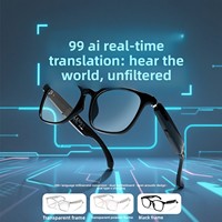 Lunettes Intelligentes à Ajustement Personnalisé avec Traduction IA en Temps Réel (100 Langues), Écoute Musicale et Appels Téléphoniques – Casque Portable