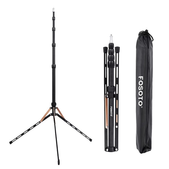 ODM Professional Photography Camera Tripod for Video 2.2m Aluminum Alloy Tripod LED Ring Light Stand for Tiktok Photo Studio