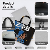 Sac pour ordinateur portable personnalisé de haute qualité Gamma Phi Delta, sac pour ordinateur portable multi-tailles sur le thème de la sororité, sac pour ordinateur portable portable pour le bureau, fournitures de bureau