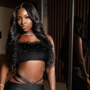 Sexy Splicing Breastplate <b>Top</b> Low Waist Navel Pants Women's 2 Piece Set Fashion - Product Image 2