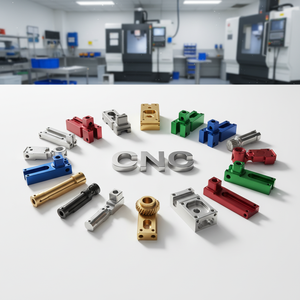 บริการผลิตชิ้นส่วนโลหะด้วยเครื่อง CNC แบบรวดเร็ว อะลูมิเนียม 7075 สแตนเลส ความแม่นยำสูง 5 แกน เจาะรู ผลิตตามแบบ - Product Image 1