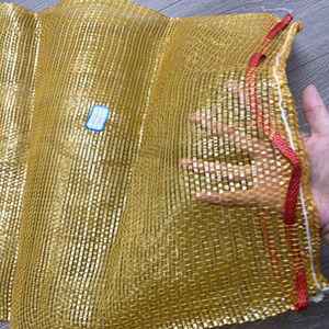Sac en filet PE réutilisable 45*75cm, sac en filet Raschel pour le stockage des pommes de terre, de l'ail, des oignons, des fruits, du bois de chauffage - Product Image 3
