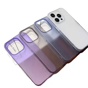 PC Phone Case For iPhone15Pro Max Solid Frosted Protective Case Skin Feel Ultra Thin Phone Case