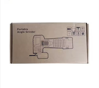 Mini-meuleuse d'angle sans fil rechargeable au lithium, polisseuse électrique, cadre de chanfreinage de carreaux à 45 degrés, batterie de rechange brossée