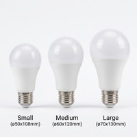 Ampoules LED E27 en gros, blanc chaud 3000K, dimmables, AC/DC, IRC 85, avec source lumineuse en plastique, garantie 2 ans, prix usine