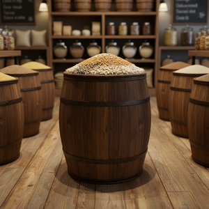 Petite commande de barils en acier antique avec couvercle roulant pour le stockage de bière en gros - Product Image 4