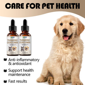 犬と猫のためのOEMウコンクルクミンドロップ60mlヒップジョイントサポート肝臓健康液体ドロップ - Product Image 3