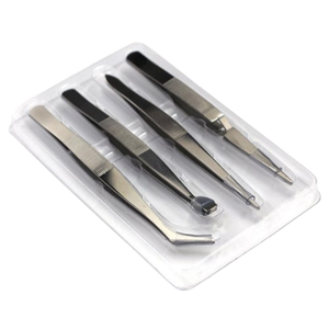 Juego de Pinzas Dentales de 4 Piezas, Acero Inoxidable de Alta Calidad, Kit de Pinzas de Precisión para Uso Ortodóntico y de Laboratorio por Shu Co - Product Image 1