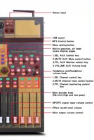 Console de mixage numérique sans fil professionnelle 12/16 canaux avec écran tactile de 7 pouces, processeur audio 16 DSP, sortie AUX