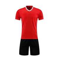 Maillot d'Arbitre de Football Professionnel Personnalisé, Tenue d'Entraînement, Uniforme d'Arbitre de Soccer