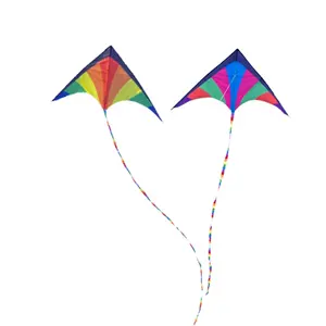 Delta Prairie Kite with Long Tail Outdoor Kids Toy Adult park Sports kites from weifang