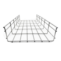 Kit de suspension de plafond pour chemin de câbles en treillis métallique avec tige de suspension et boulon d'ancrage en acier pour l'installation de câblage aérien