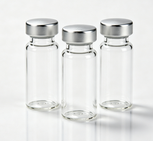 Bocaux de rangement en verre transparent avec bouchons à pression en aluminium argenté, pour présentation multi-arrangements, petites bouteilles en verre vides - Product Image 1