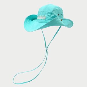 Sombrero de Sol para Verano, Estilo Occidental, de Secado Rápido, Resistente al Viento, con Borde Ancho, Tipo Pescador, Plegable con Cuerda - Product Image 6