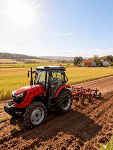Tracteur 4x4 multifonctionnel avec cabine climatisée, grande pompe agricole, boîte de vitesses, 60hp, 70hp, 80hp - Product Image 2