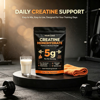Créatine monohydrate en poudre pure à 99,9 %, 300 g, 60 portions, sans saveur, complément pour la force musculaire et la récupération, fabrication OEM ODM