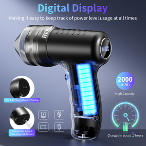 เครื่องบดสมุนไพรแบบพกพา เครื่องบดไฟฟ้า ชาร์จผ่าน USB สำหรับบดเครื่องเทศ ใช้ในครัวเรือน - Product Image 3