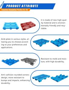 Duy nhất bên Kinh Tế giá rẻ lưới nhựa <span class=keywords><strong>Pallet</strong></span> cho xuất khẩu sử dụng dùng một lần sử dụng duy nhất xuất khẩu <span class=keywords><strong>Pallet</strong></span> Nhựa 1200*1000*140mm - Product Image 3