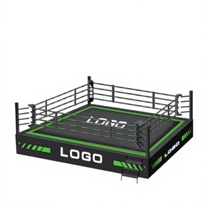 Rings de boxe sur mesure, fabrication directe d'usine, plateformes de combat Sanda/<span class=keywords><strong>MMA</strong></span>, structure en tube d'acier épaissi, résistant aux chocs - Product Image 1