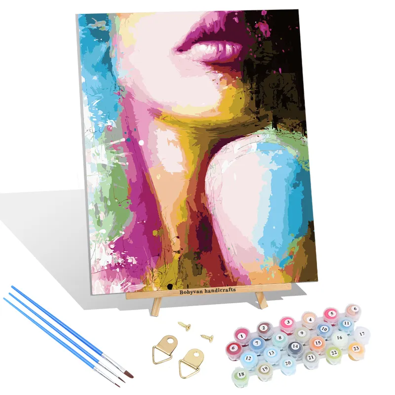 Abstract Lady Wall Paintings Print On Canvas Wall Art Prints Graffiti Art Prints Modern Pop Art Wall Pictures For Living Room