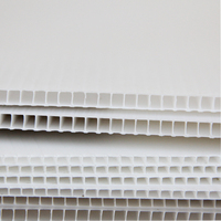 Plaques ondulées en plastique PP laminé, résistantes aux UV et à la chaleur, épaisseur 2-8 mm, service de découpe, impression de panneaux publicitaires, 1220x2440 mm