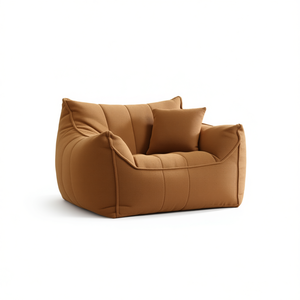 Fauteuil pouf carré confortable DB avec noyau en mousse pour deux personnes, idéal pour la maison ou le bureau - Product Image 1