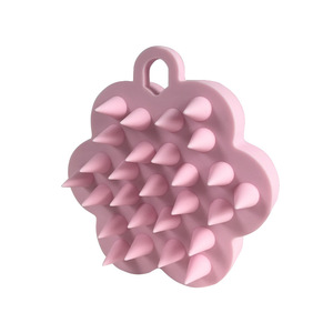 Cepillo de Silicona para Lavar el Cabello, Masajeador de Cuero Cabelludo y Cepillo de Ducha para Uso Doméstico - Product Image 1