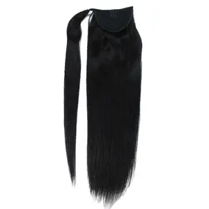 ราคาถูก remi human hair extens ห่อรอบคลิปในหางม้าผม