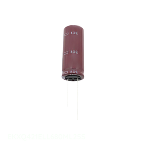 ตัวเก็บประจุแบบ Through Hole ยี่ห้อ Manufacturer Channel รุ่น 68 uF EKXQ421ELL680ML25S ชนิด CAP ALUM 420V POLAR - Product Image 1