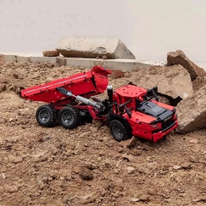 Onebot 940 cái + khối xây dựng Xe tải địa hình xe mỏ kỹ thuật hạng nặng mô hình tĩnh đồ chơi xây dựng gạch lắp ráp tự làm - Product Image 3