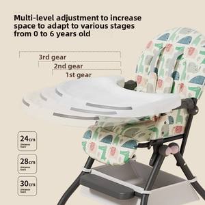 <span class=keywords><strong>Chaise</strong></span> haute pliante pour bébé TC, <span class=keywords><strong>table</strong></span> et <span class=keywords><strong>chaise</strong></span> pour enfants, hauteur réglable et pliable, pour repas de bébé - Product Image 3
