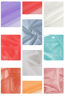 Usine directe luxe 6mm mûrier soie tissu Organza impression personnalisée 6A Grade mûrier soie Organza tissu pour robe de mariée