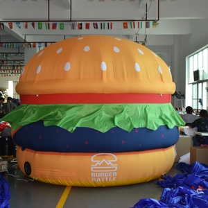 Modèle de hamburger gonflable géant personnalisé KeepFuns, hamburger gonflable en PVC pour la restauration rapide, la décoration d'événements et la publicité - Product Image 3