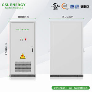 Système de stockage d'énergie par batterie GSL ENERGY 261 kWh BESS en conteneur, batterie 314 Ah, stockage d'énergie industriel et commercial - Product Image 6